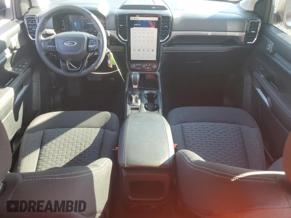 2024 Ford Ranger XLT with VIN 1FTER4GH5RLE37387, listed as a Copart auction lot 81362924 with 1,433 mi miles and Salvage Title. Bid and sale history available at DreamBid. Image 8.