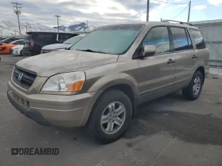 2005 Honda Pilot EX-L with RES with VIN 2HKYF18655H553320, listed as a Copart auction lot 88974095 with 185,265 mi miles and Salvage Title. Bid and sale history available at carsss.com. Image 1.
