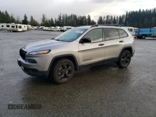 2016 Jeep Cherokee Altitude with VIN 1C4PJMAB1GW309776, listed as a Copart auction lot 81203204 with 105,775 mi miles and Salvage title. Bid and sale history available at DreamBid. Image 1.