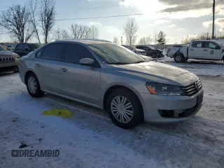 2014 Volkswagen Passat S with VIN 1VWAS7A31EC097213, listed as a Copart auction lot 45808655 with 128,695 mi miles and Clean Title. Bid and sale history available at carsss.com. Image 4.