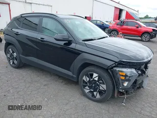 2024 Hyundai Kona SEL with VIN KM8HB3AB0RU180435, listed as a IAAI auction lot 42131943 with 18,853 mi miles. Bid and sale history available at carsss.com. Image 1.