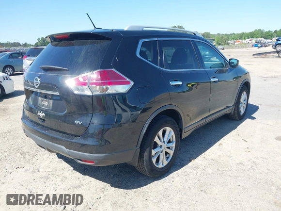 2016 Nissan Rogue SV with VIN 5N1AT2MT6GC829137, listed as a IAAI auction lot 42141620 with 143,279 mi miles. Bid and sale history available at carsss.com. Image 4.