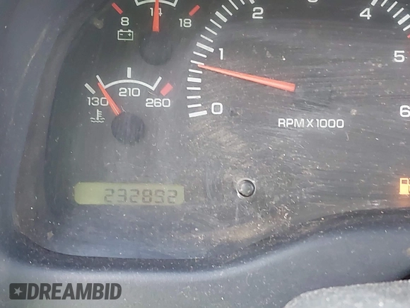 1998 Dodge Dakota SLT with VIN 1B7GG22Y1WS519712, listed as a IAAI auction lot 41913541 with 232,892 mi miles. Bid and sale history available at carsss.com. Image 16.