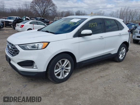 2019 Ford Edge SEL with VIN 2FMPK4J91KBB15166, listed as a IAAI auction lot 42018927 with 131,732 mi miles. Bid and sale history available at carsss.com. Image 2.
