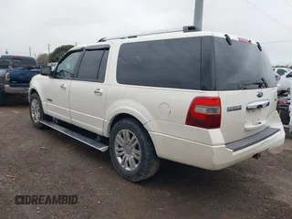 2008 Ford Expedition EL Limited with VIN 1FMFK205X8LA06664, listed as a IAAI auction lot 41258163 with 247,906 mi miles. Bid and sale history available at carsss.com. Image 3.