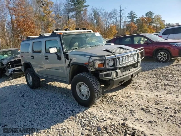 2003 Hummer H2 with VIN 5GRGN23U23H138301, listed as a Copart auction lot 77449044 with 172,174 mi miles and Salvage Title. Bid and sale history available at carsss.com. Image 12.
