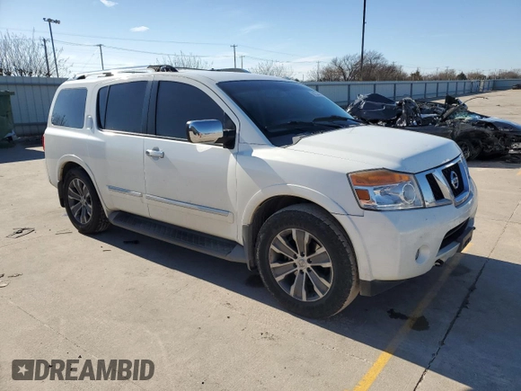 2015 Nissan Armada SV z VIN 5N1BA0ND8FN616053, wystawiony jako Copart lot #88253385 z przebiegiem 211 004 mil mil oraz Szkoda całkowita • Salvage title. Historia ofert i sprzedaży dostępna na DreamBid. Obrazek 4.
