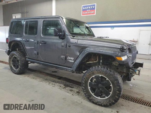 2018 Jeep Wrangler Unlimited Sport с VIN 1C4HJXDG9JW182571, выставлен на аукционе Copart как лот 54268915 с пробегом 83 230 миль миль и Чистый • Clean title. История ставок и продаж доступна на DreamBid. Изображение 4.