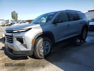 2024 Chevrolet Traverse FWD LT z VIN 1GNERGKS5RJ182988, wystawiony jako Copart lot #57649365 z przebiegiem 25 900 mil mil oraz Czysty tytuł • Clean title. Historia ofert i sprzedaży dostępna na DreamBid. Obrazek 1.