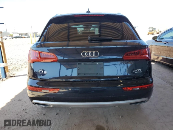 2018 Audi Q5 Premium Plus with VIN WA1BNAFY8J2161015, listed as a Copart auction lot 54365795 with 25,921 mi miles and Salvage Title. Bid and sale history available at carsss.com. Image 6.