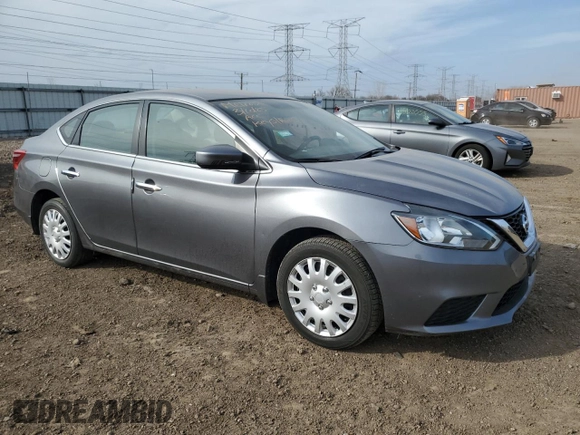 2019 Nissan Sentra S with VIN 3N1AB7AP4KY454881, listed as a Copart auction lot 48806865 with 67,648 mi miles and Salvage Title. Bid and sale history available at carsss.com. Image 4.