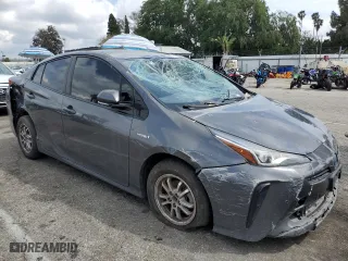 2019 Toyota Prius L Eco with VIN JTDKARFU3K3088810, listed as a Copart auction lot 51188385 with 82,825 mi miles and Salvage Title. Bid and sale history available at carsss.com. Image 4.