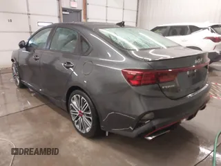 2022 Kia Forte GT with VIN 3KPF44AC9NE424192, listed as a IAAI auction lot 41597275 with 18,716 mi miles. Bid and sale history available at carsss.com. Image 3.