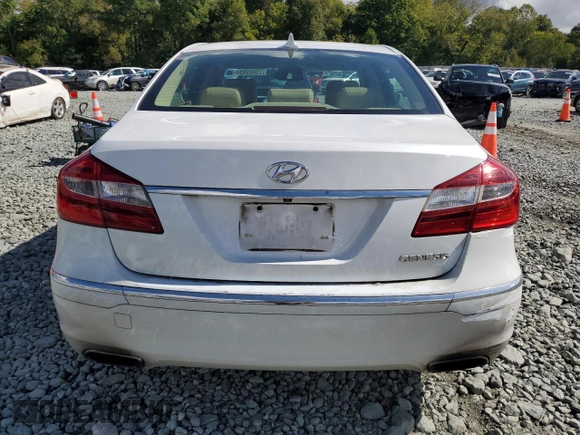 2014 Hyundai Genesis 3.8L with VIN KMHGC4DD4EU265431, listed as a Copart auction lot 73805934 with 209,667 mi miles and Salvage Title. Bid and sale history available at carsss.com. Image 6.