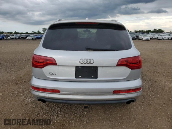 2012 Audi Q7 Premium Plus with VIN WA1LGAFE8CD002054, listed as a Copart auction lot 61968375 with Not provided miles and Salvage title. Bid and sale history available at DreamBid. Image 6.