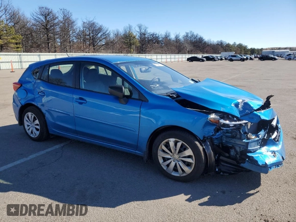 2022 Subaru Impreza with VIN 4S3GTAB66N3707249, listed as a Copart auction lot 47092315 with 34,792 mi miles and Non repairable. Bid and sale history available at DreamBid. Image 4.