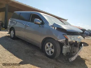 2013 Nissan Quest SV with VIN JN8AE2KP2D9071511, listed as a Copart auction lot 68070654 with 128,118 mi miles and Salvage Title. Bid and sale history available at carsss.com. Image 4.