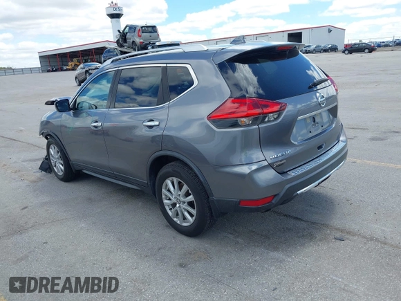 2017 Nissan Rogue SV with VIN KNMAT2MT4HP596082, listed as a IAAI auction lot 42320018 with 55,122 mi miles and . Bid and sale history available at DreamBid. Image 3.