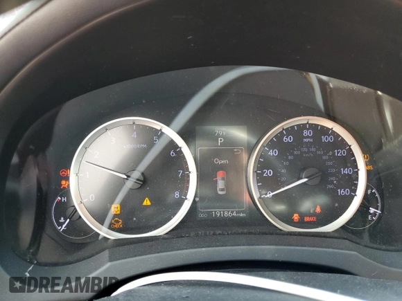 2015 Lexus IS 250 with VIN JTHBF1D24F5061130, listed as a Copart auction lot 50328245 with 191,864 mi miles and Salvage Title. Bid and sale history available at DreamBid. Image 9.