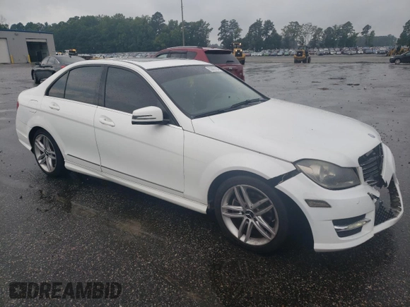 2014 Mercedes-Benz C 250 Sport with VIN WDDGF4HB2ER305342, listed as a Copart auction lot 63803184 with 140,148 mi miles and Non Repairable. Bid and sale history available at DreamBid. Image 4.
