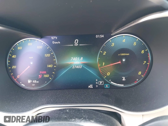 2022 Mercedes-Benz GLC 300 z VIN W1N0G8EB2NG060504, wystawiony jako IAAI lot #42586623 z przebiegiem 27 403 mil mil oraz . Historia ofert i sprzedaży dostępna na DreamBid. Obrazek 7.