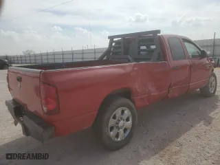 2007 Dodge Ram 2500 SLT with VIN 3D7KR28A07G826219, listed as a Copart auction lot 50752995 with 0 mi miles and Salvage Title. Bid and sale history available at carsss.com. Image 3.