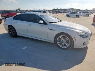 2014 BMW 6 Series 640i z VIN WBA6A0C51ED317118, wystawiony jako Copart lot #56189625 z przebiegiem 181 066 mil mil oraz Tytuł czysty. Historia ofert i sprzedaży dostępna na DreamBid. Obrazek 4.