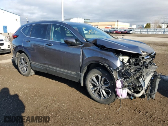 2022 Honda CR-V EX-L with VIN 2HKRW2H87NH226073, listed as a Copart auction lot 54881405 with 23,608 mi miles and Salvage title. Bid and sale history available at DreamBid. Image 4.