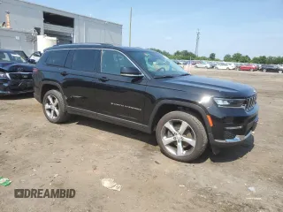 2021 Jeep Grand Cherokee Limited with VIN 1C4RJKBG6M8109919, listed as a Copart auction lot 63210195 with 44,866 mi miles and Clean title. Bid and sale history available at DreamBid. Image 4.