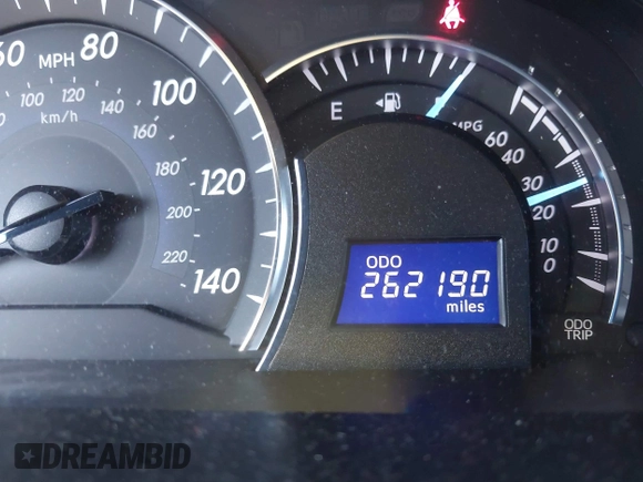 2012 Toyota Camry SE with VIN 4T1BK1FK2CU522980, listed as a IAAI auction lot 42048620 with 262,190 mi miles. Bid and sale history available at carsss.com. Image 15.