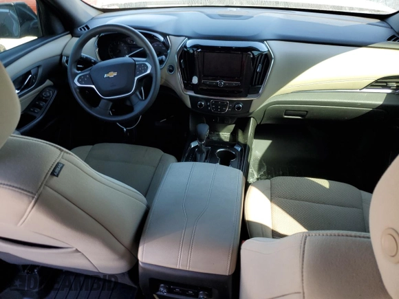 2023 Chevrolet Traverse LS with VIN 1GNEVFKWXPJ150897, listed as a Copart auction lot 73099374 with 38,565 mi miles and Salvage Title. Bid and sale history available at carsss.com. Image 8.