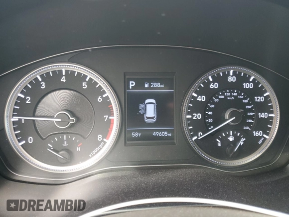 2019 Hyundai Santa Fe SE with VIN 5NMS23AD2KH100402, listed as a Copart auction lot 51335395 with 49,605 mi miles and Salvage Title. Bid and sale history available at carsss.com. Image 9.