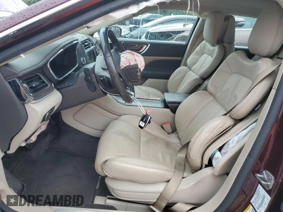 2017 Lincoln Continental Reserve with VIN 1LN6L9NP0H5612429, listed as a Copart auction lot 67997474 with 77,403 mi miles and Salvage Title. Bid and sale history available at carsss.com. Image 7.