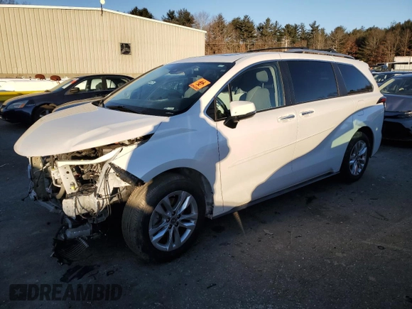 2022 Toyota Sienna Limited with VIN 5TDZSKFC4NS042478, listed as a Copart auction lot 83567064 with 0 mi miles and Salvage Title. Bid and sale history available at carsss.com. Image 1.