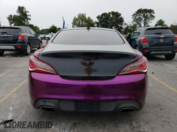 2015 Hyundai Genesis Coupe 3.8L Base with VIN KMHHT6KJ5FU130078, listed as a Copart auction lot 71293234 with 24,224 mi miles and Salvage title. Bid and sale history available at DreamBid. Image 6.