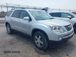2011 GMC Acadia SLT1 with VIN 1GKKRRED2BJ285347, listed as a IAAI auction lot 42306406 with 138,633 mi miles and . Bid and sale history available at DreamBid. Image 1.