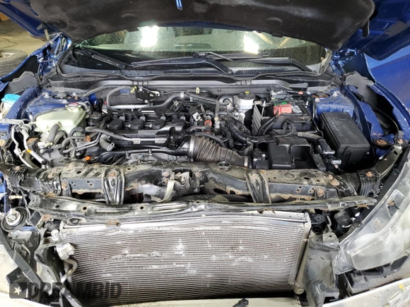 2016 Honda Civic EX-T with VIN 2HGFC3B31GH361061, listed as a Copart auction lot 56869105 with 72,416 mi miles and Salvage title. Bid and sale history available at DreamBid. Image 11.