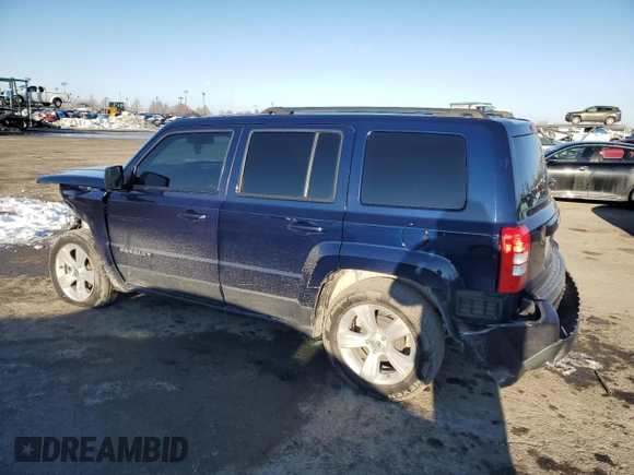 2017 Jeep Patriot Latitude with VIN 1C4NJPFB9HD103023, listed as a Copart auction lot 89003275 with 70,738 mi miles and Salvage Title. Bid and sale history available at DreamBid. Image 2.