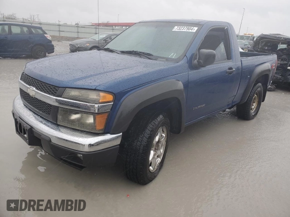 2005 Chevrolet Colorado Z85 with VIN 1GCDT146X58196163, listed as a Copart auction lot 73237904 with 216,161 mi miles and Clean title. Bid and sale history available at DreamBid. Image 1.