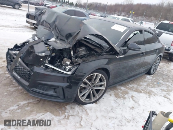 2019 Audi A5 Sportback Prestige with VIN WAUFNCF5XKA071183, listed as a IAAI auction lot 41336991 with 81,760 mi miles. Bid and sale history available at carsss.com. Image 18.