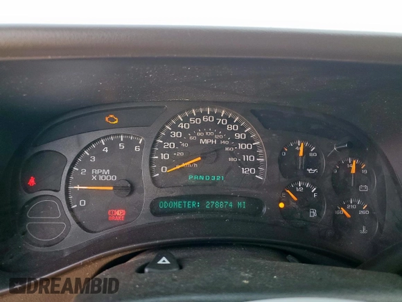 2004 Chevrolet Silverado 1500 Work Truck with VIN 2GCEC19VX41324388, listed as a Copart auction lot 48559795 with 278,874 mi miles and Clean Title. Bid and sale history available at carsss.com. Image 9.