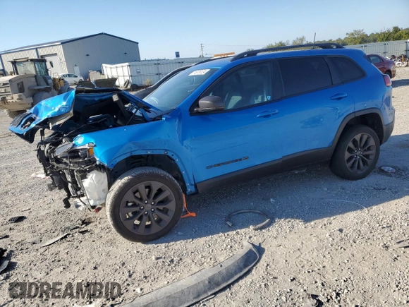 2021 Jeep Cherokee 80th Anniversary with VIN 1C4PJMMN4MD175360, listed as a Copart auction lot 74979124 with Not provided miles and Salvage title. Bid and sale history available at DreamBid. Image 1.