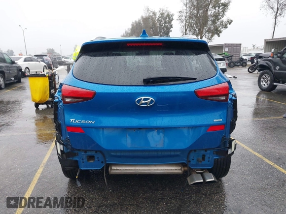 2019 Hyundai Tucson Ultimate with VIN KM8J3CAL9KU990451, listed as a IAAI auction lot 41546822 with 83,536 mi miles. Bid and sale history available at carsss.com. Image 17.