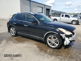2012 Infiniti EX Journey with VIN JN1AJ0HR4CM451680, listed as a Copart auction lot 73155334 with 189,704 mi miles and Salvage Title. Bid and sale history available at DreamBid. Image 4.