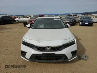 2024 Honda Civic Sedan Touring with VIN 2HGFE1F96RH316536, listed as a Copart auction lot 46878695 with 21,407 mi miles and Salvage Title. Bid and sale history available at carsss.com. Image 5.