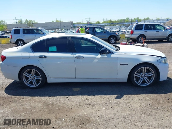 2013 BMW 5 Series 535i with VIN WBAFR7C54DC819983, listed as a IAAI auction lot 42141306 with 135,938 mi miles and . Bid and sale history available at carsss.com. Image 13.