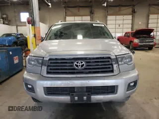 2019 Toyota Sequoia SR5 with VIN 5TDBY5G15KS168276, listed as a Copart auction lot 43376395 with 0 mi miles and Salvage Title. Bid and sale history available at carsss.com. Image 5.
