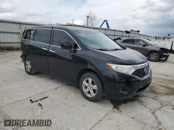 2015 Nissan Quest SV z VIN JN8AE2KP1F9122659, wystawiony jako Copart lot #53798285 z przebiegiem 96 951 mil mil oraz Szkoda całkowita • Salvage title. Historia ofert i sprzedaży dostępna na DreamBid. Obrazek 4.