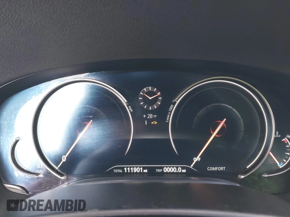 2018 BMW 7 Series 740i with VIN WBA7E2C50JG742505, listed as a IAAI auction lot 41238238 with 111,901 mi miles. Bid and sale history available at carsss.com. Image 15.