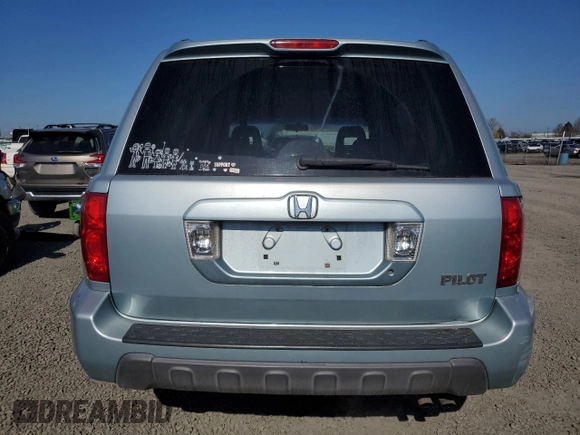 2003 Honda Pilot EX with VIN 2HKYF18403H561000, listed as a Copart auction lot 46505175 with 219,039 mi miles and Salvage Title. Bid and sale history available at DreamBid. Image 6.